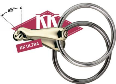 Loose Ring Snaffle Fix Mouth Horse Bit KK Style Link BS1514 SS 